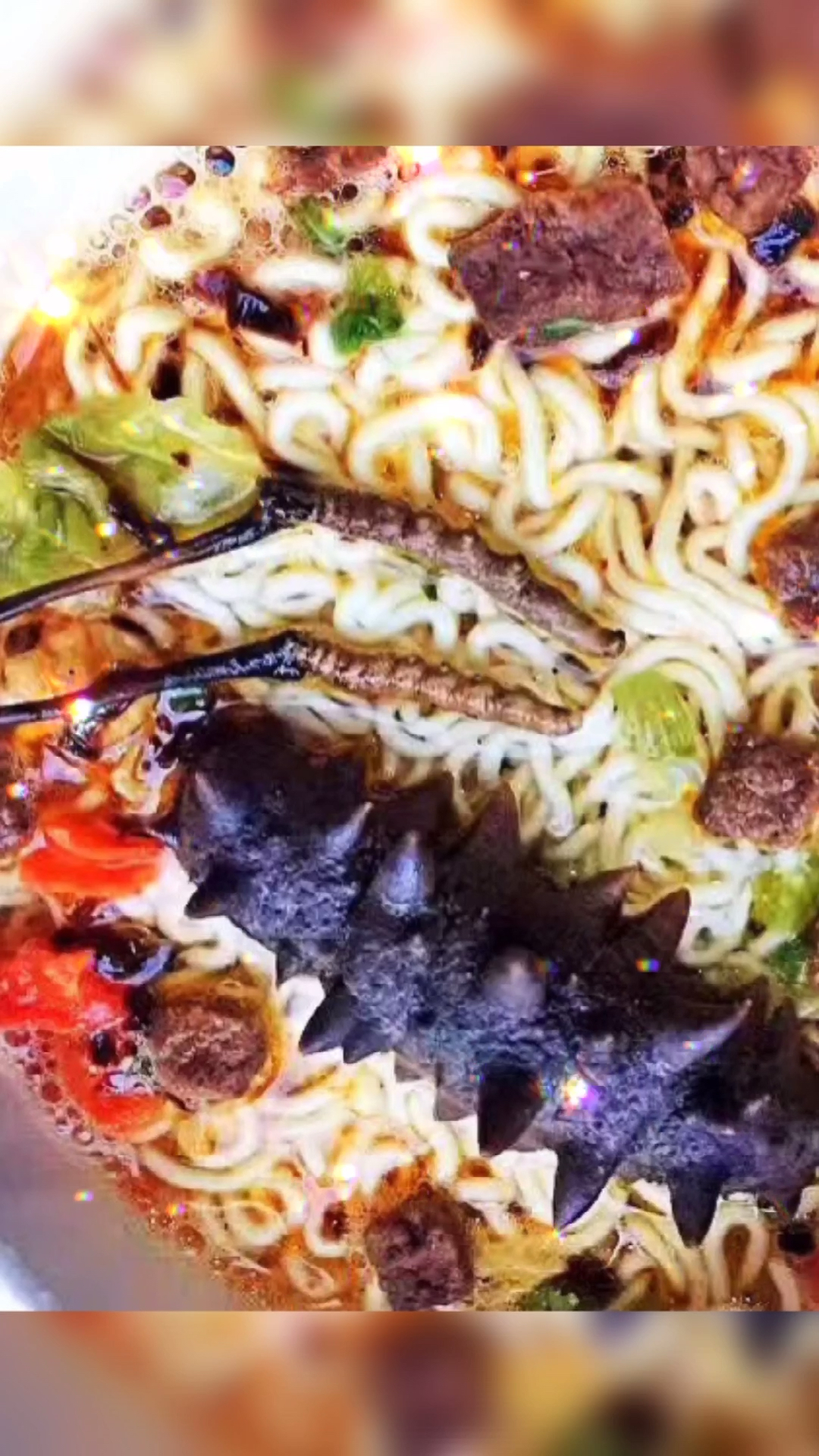 #美食#海参泡面
