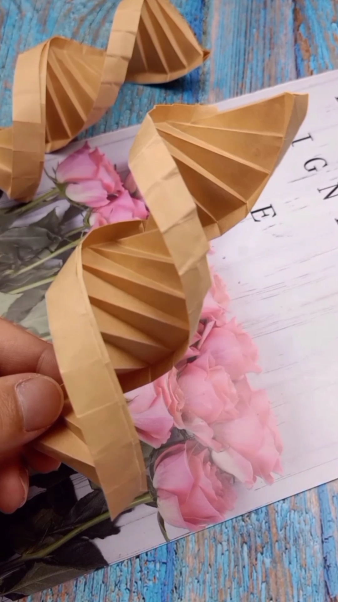 #全民手工制作#DNA螺旋模型第二部分