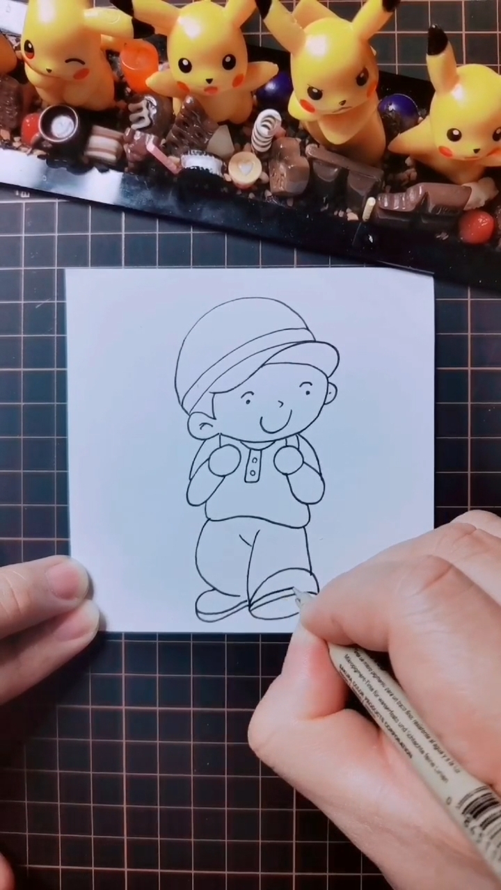 #简笔画#可爱小男孩简笔画