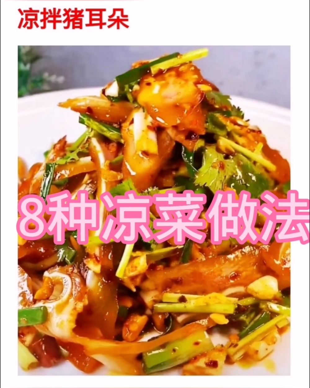 8种凉菜做法