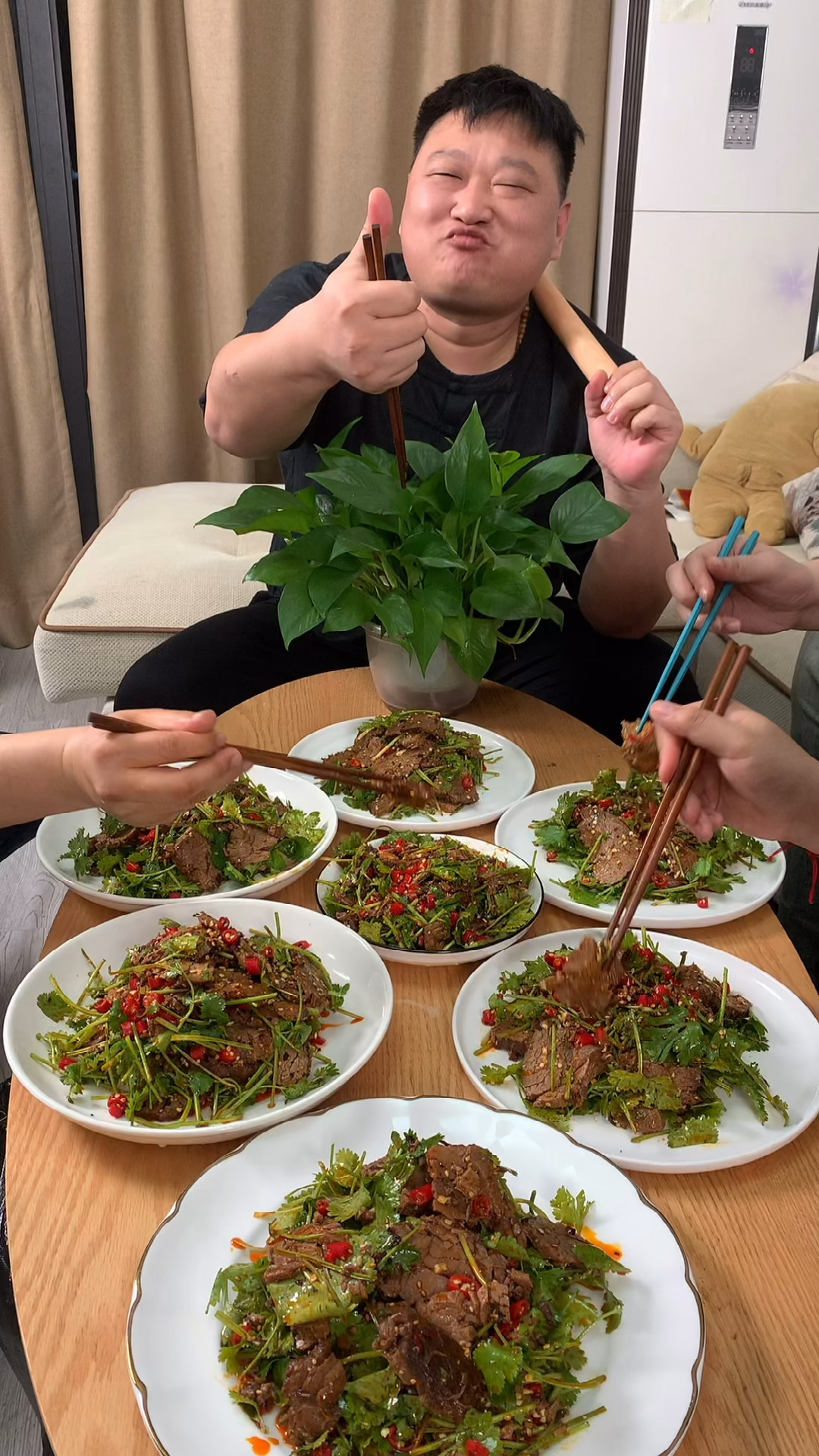 #食神大PK#家庭版凉拌牛肉做法,感谢朋友们的支持!