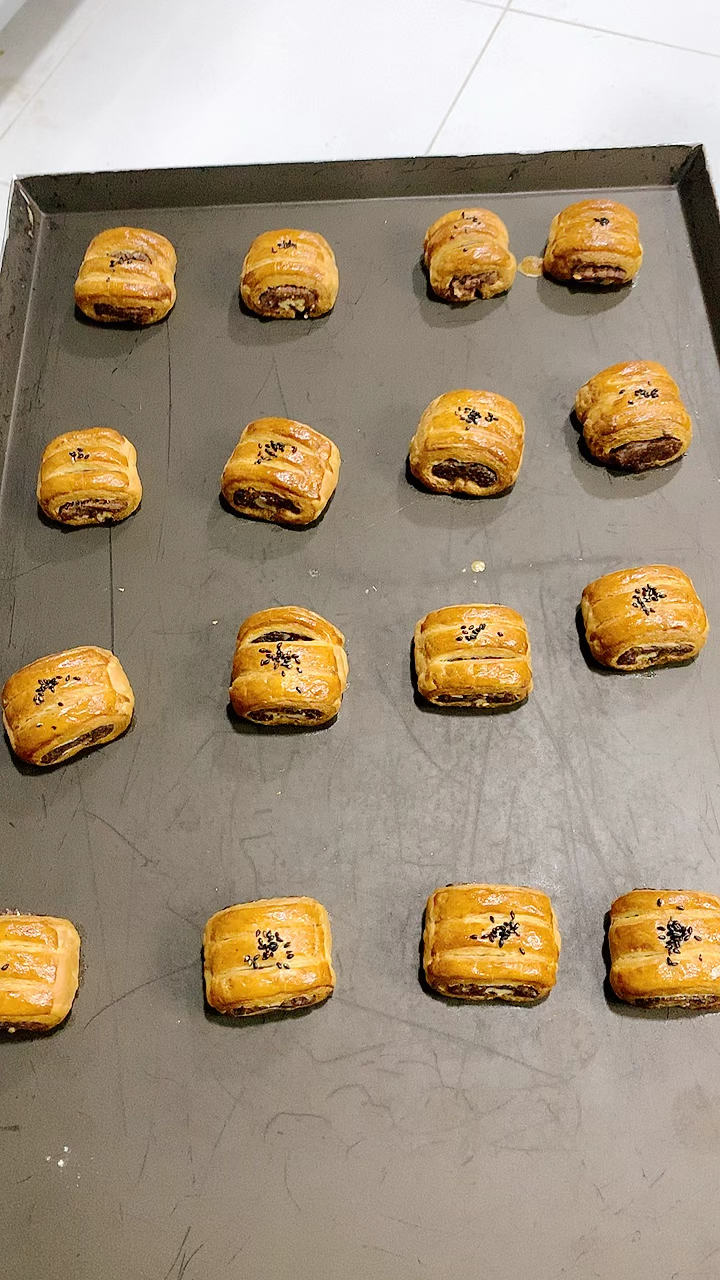 丹麦豆沙面包