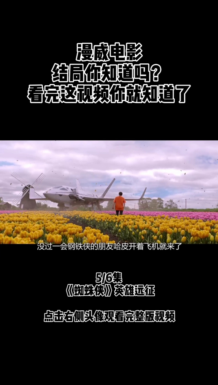 #电影解说#《蜘蛛侠》英雄远征:真正的漫威电影收官之作,复仇者联盟仅剩蜘蛛侠一人
