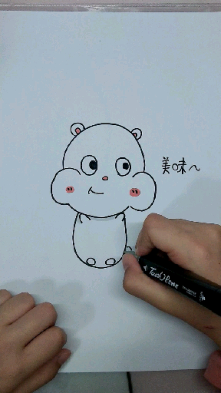 #画画原来如此简单#一看就会可爱萌简笔画,鼠鼠,艾炀的画。