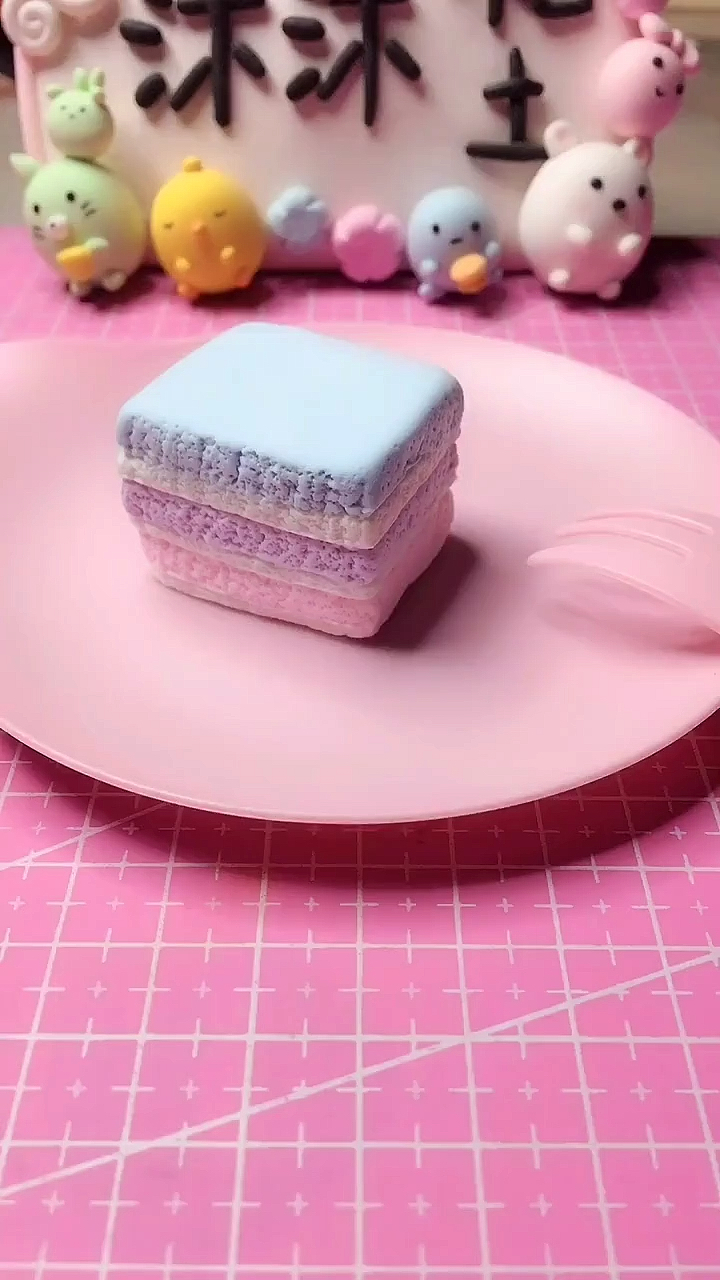 #超轻粘土#粘土蛋糕～有没有想吃