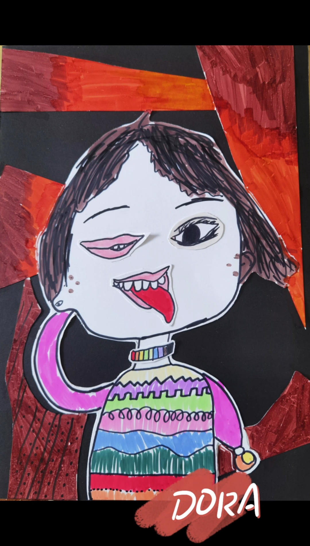 #小度放映厅·萌娃才艺秀#初识毕加索的立体主义。想象力是绘画艺术的价值所在