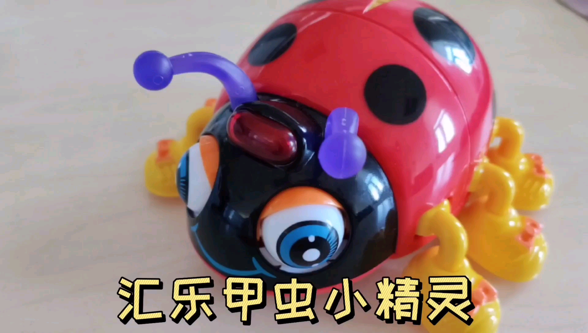 #汇乐玩具#亲子游戏,甲虫小精灵,宝宝追着学会爬跑,提高手脚协调性。