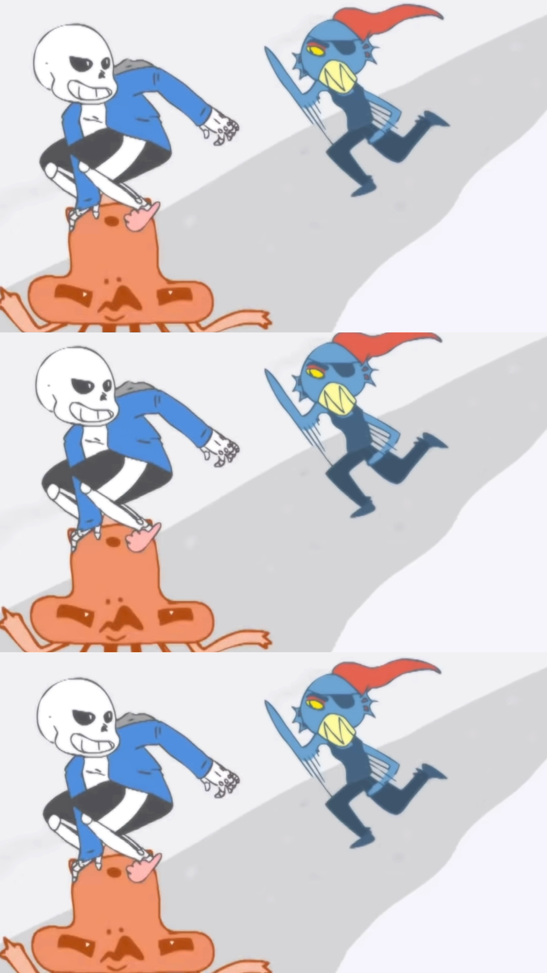 #传说之下#Sans是嫌自己命长吧，敢惹鱼姐