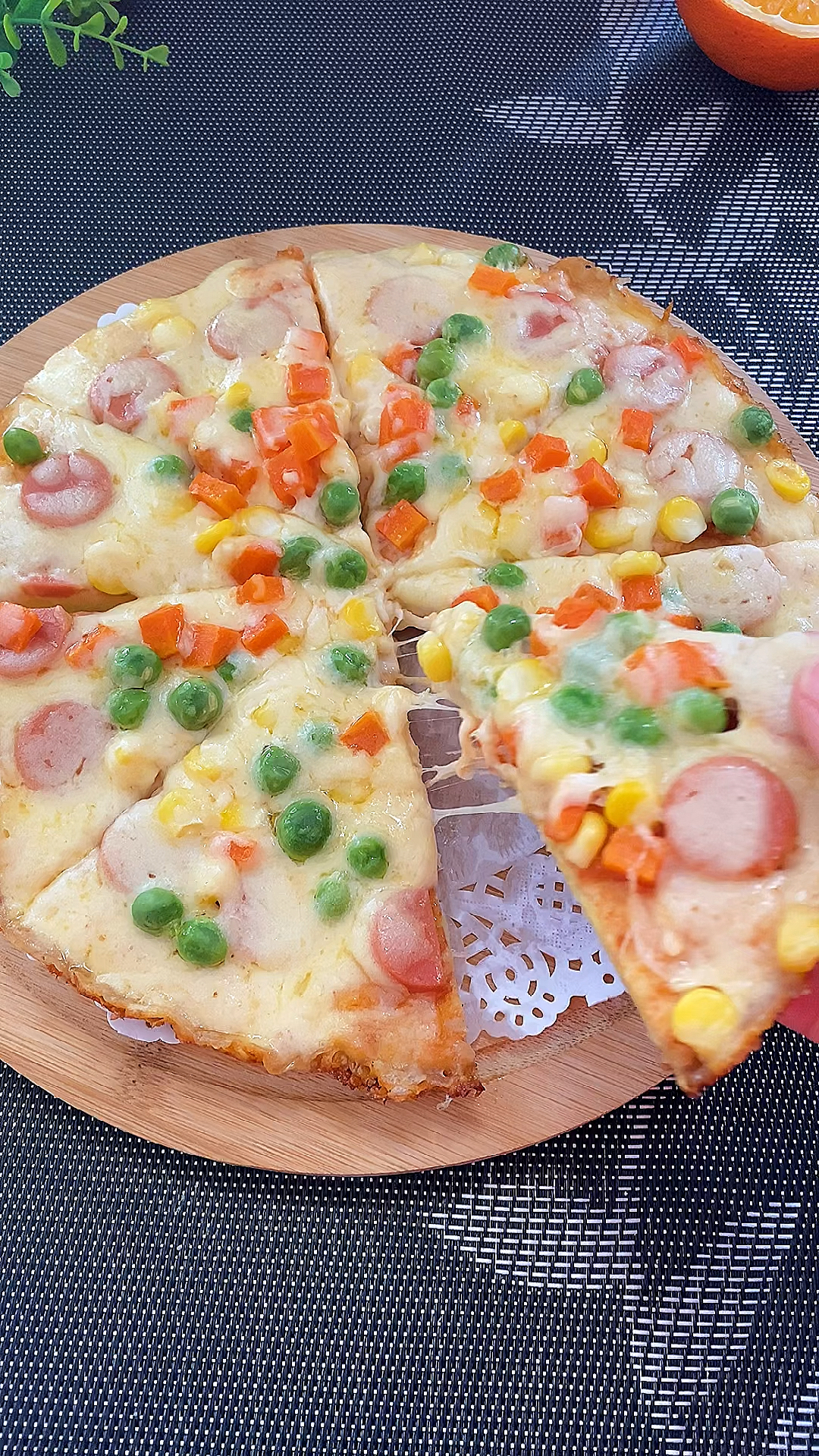 #美食#5毛的馒头做出50快的豪华披萨,哇塞～太好吃了