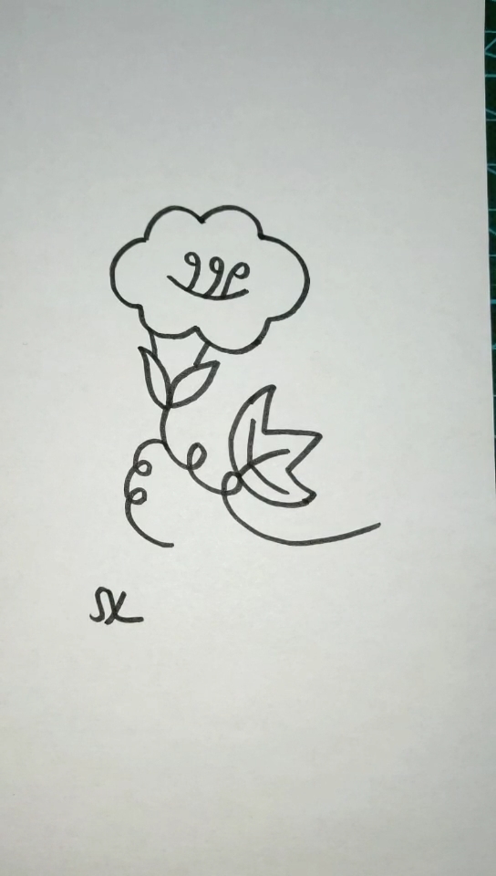 #音为有你#简笔画喇叭花开……
