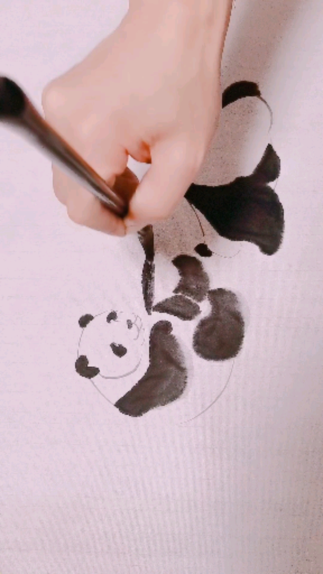 #我要上热门#熊猫的画法