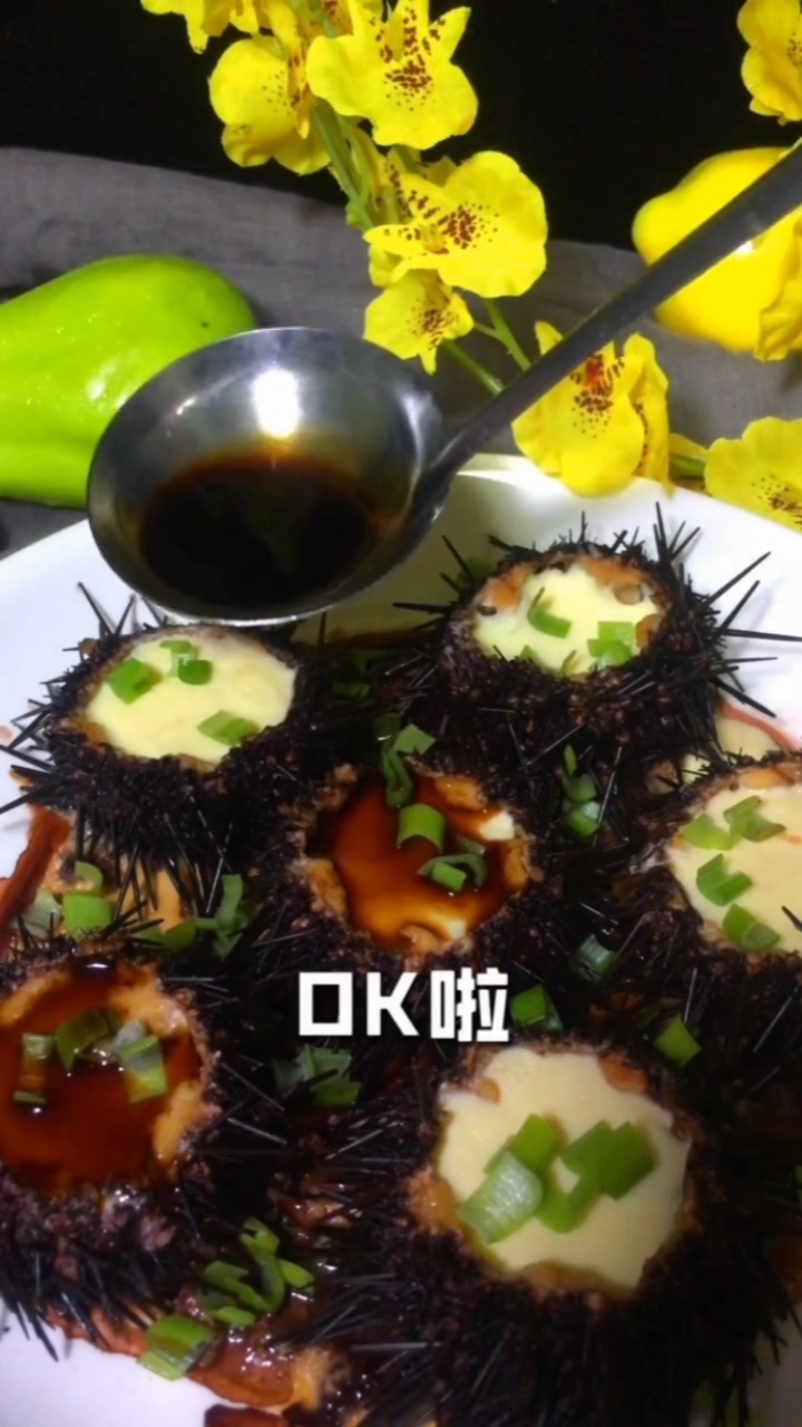 海胆蒸蛋的做法