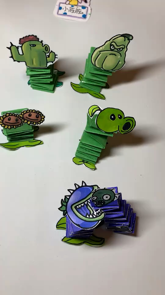 #简笔画#植物大战僵尸手工