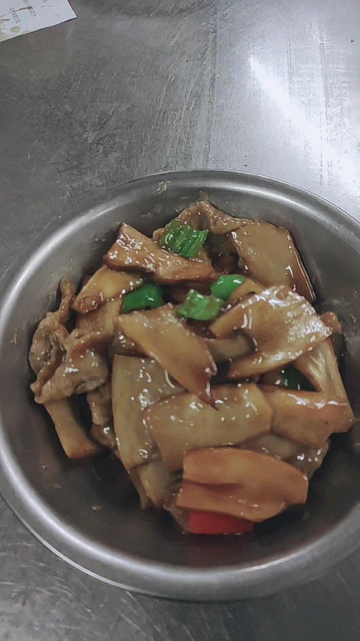 杏鲍菇炒牛柳