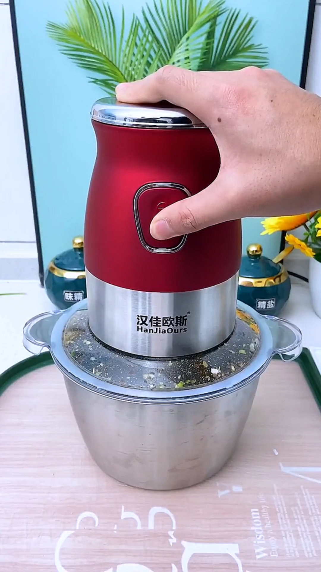 #全民好物节#今天家里做饺子用这个绞肉机太方便了