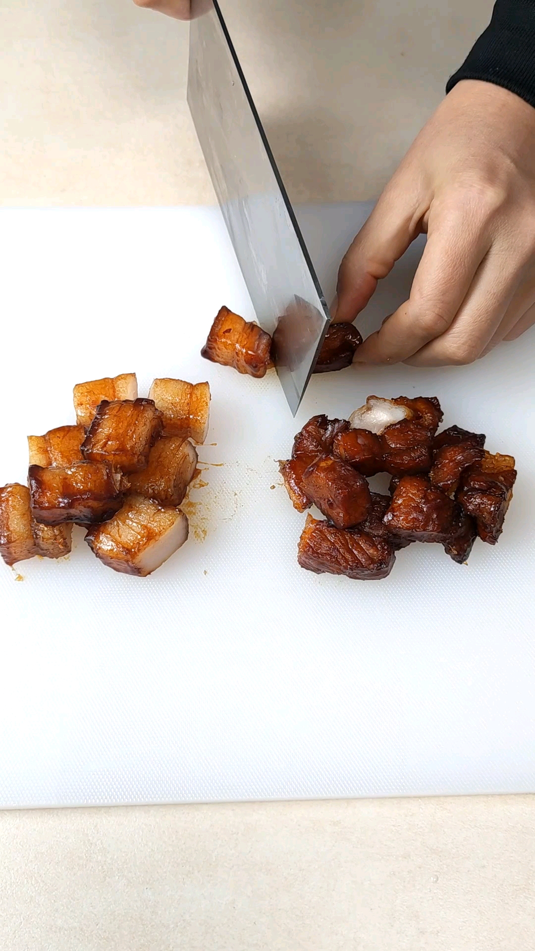 给男朋友做的红烧肉蛋糕