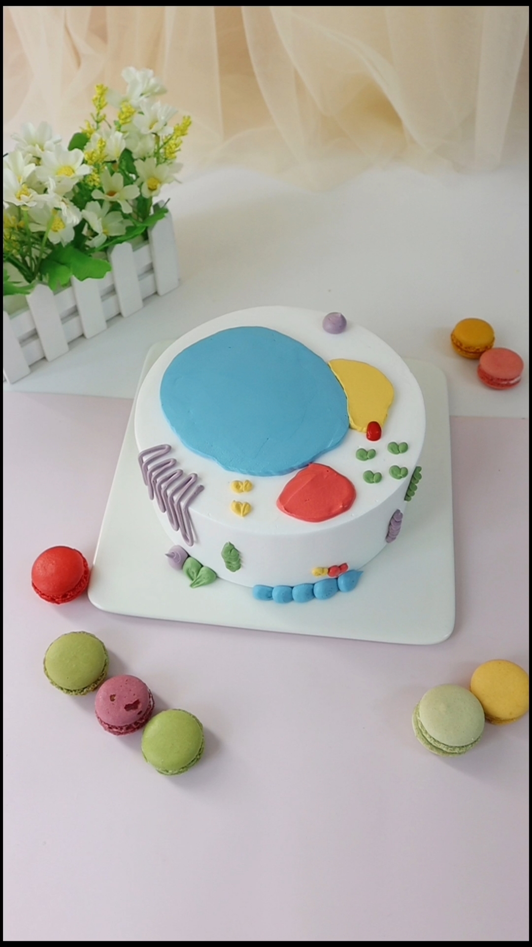 #异乡的春节#涂鸦蛋糕