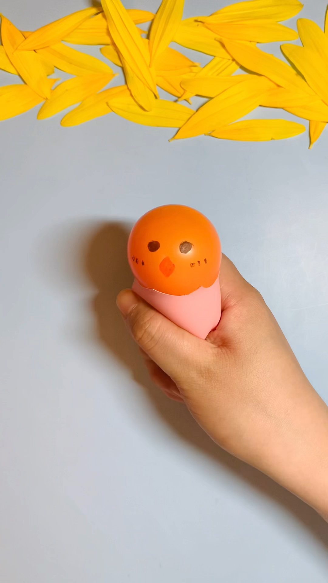 #手工制作#小鸡破壳气球解压神器手工制作