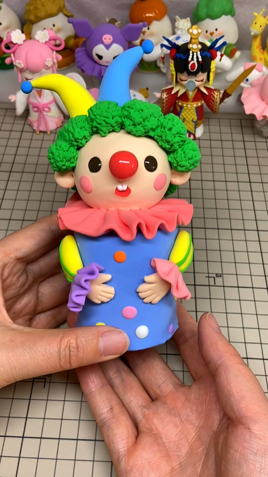 #超轻粘土#用粘土和酸奶杯子做的