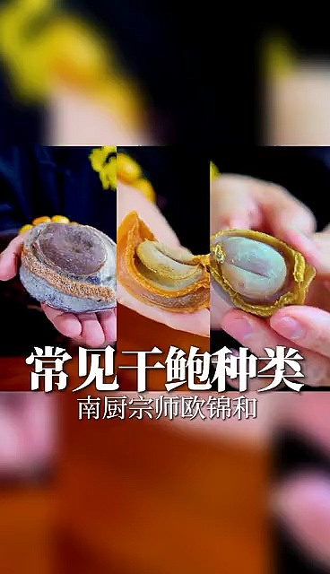 JP干鲍,南非鲍,中国干鲍......那么多!要怎么分?南厨宗师【欧锦和】有话说