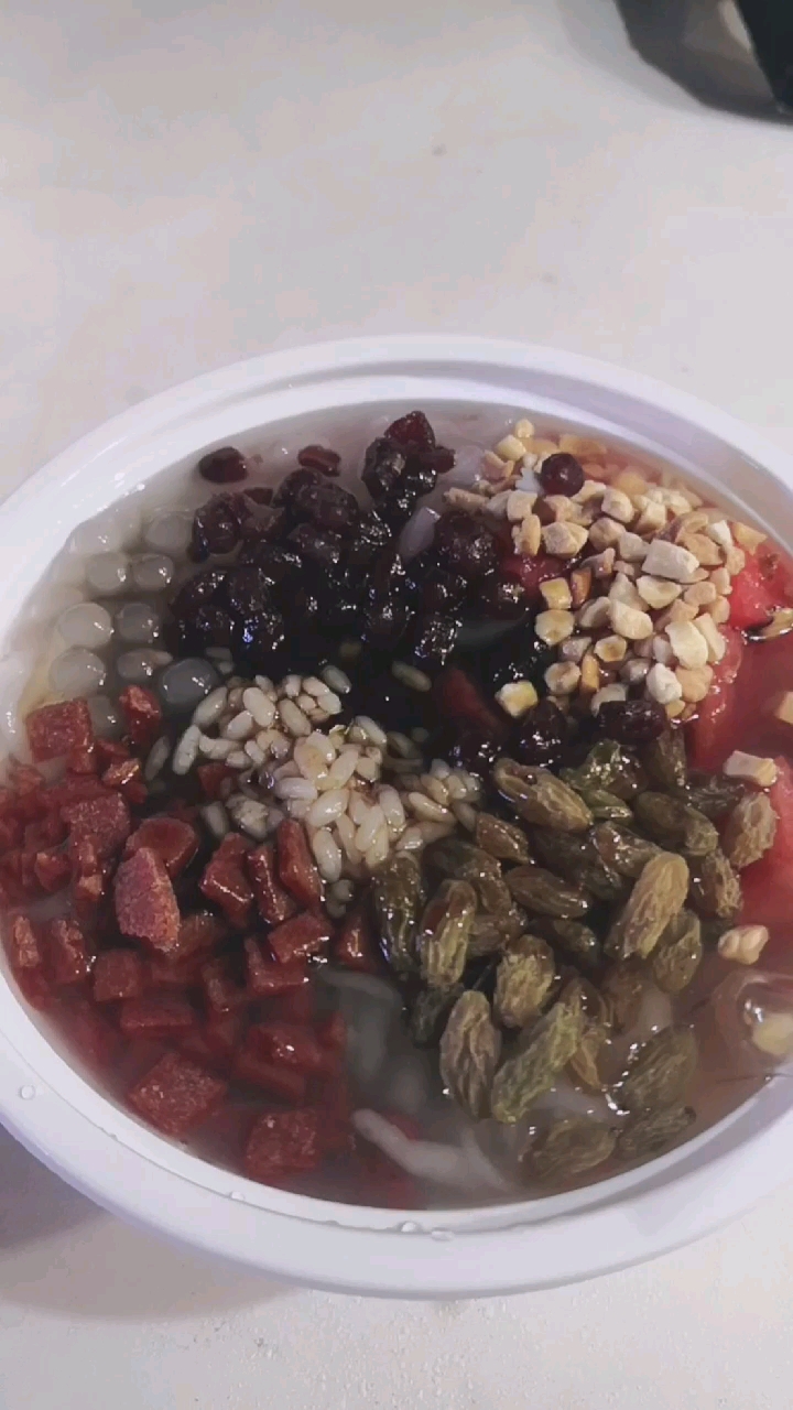 #夏食记#重庆特色小吃“冰粉凉虾”!冰果～超有口福了!