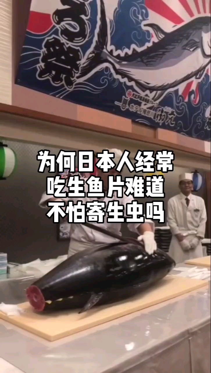 为何日本人,经常吃生鱼片,不怕寄生虫吗