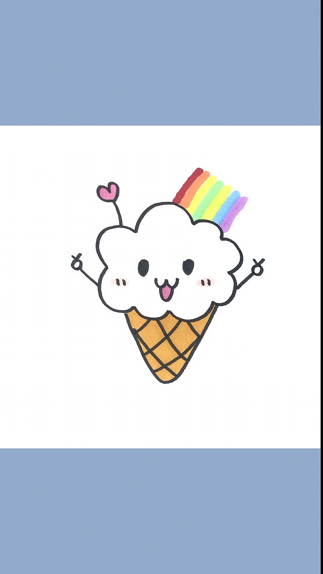 #我要上热门#夏天到了,来个彩虹冰淇淋吧喜欢吗?