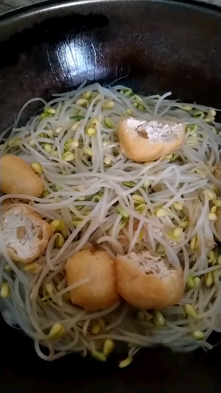 炒豆芽