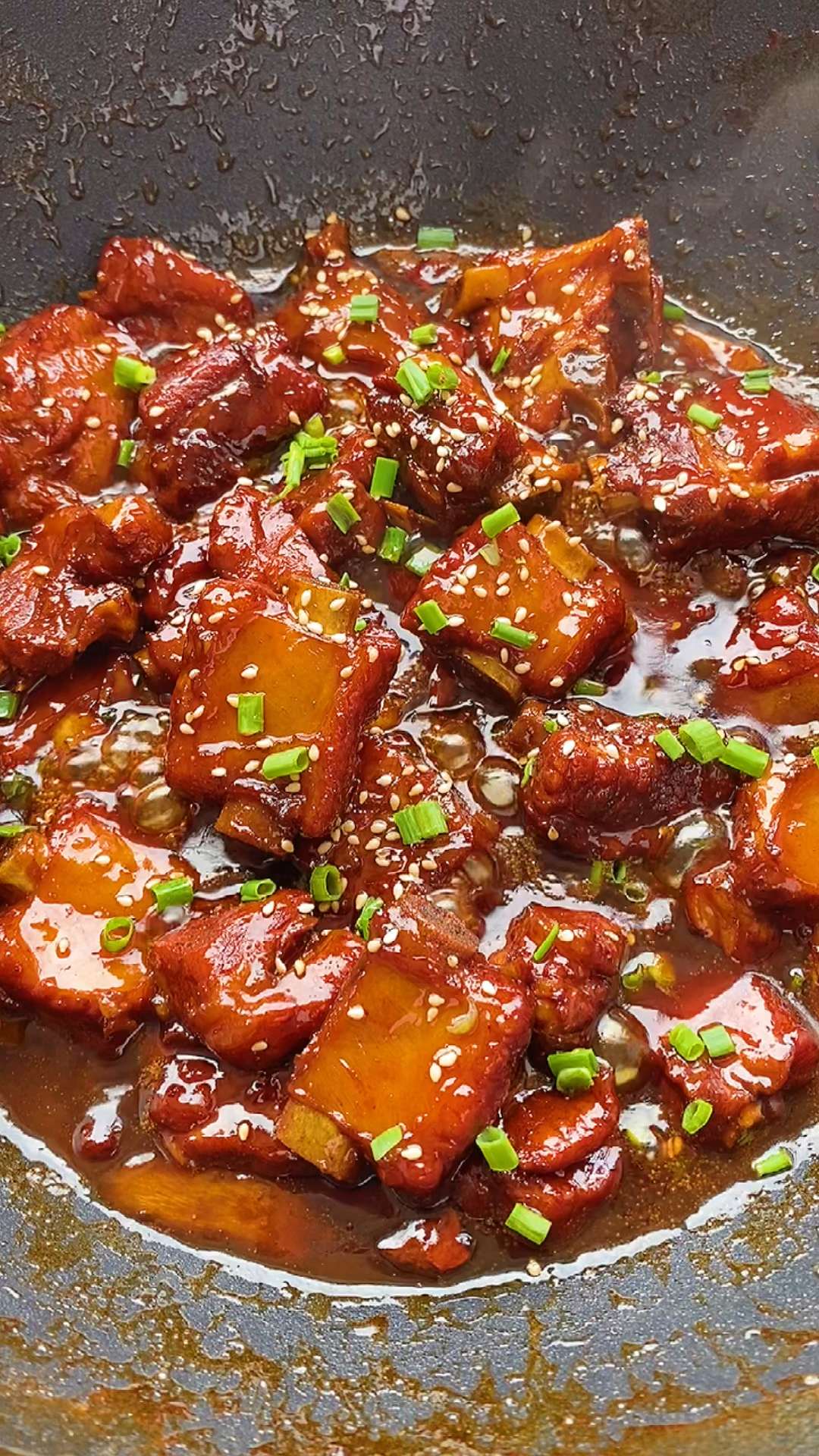 #在家做个拿手菜#懒人版糖醋排骨,只要记住12345调料法,你也能做出好看又美味的糖醋排骨