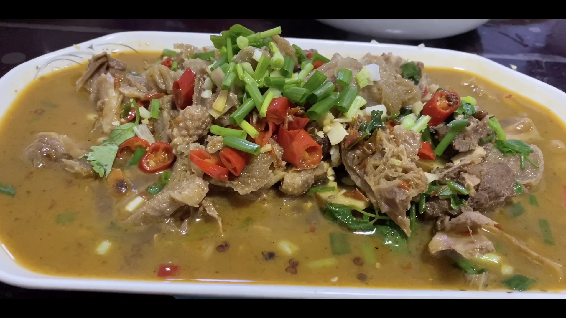 冻魔芋豆腐炖鹅～鹅肉香嫩细滑,冻魔芋吸足汤汁,咬一口,汁水四溢,太满足了!