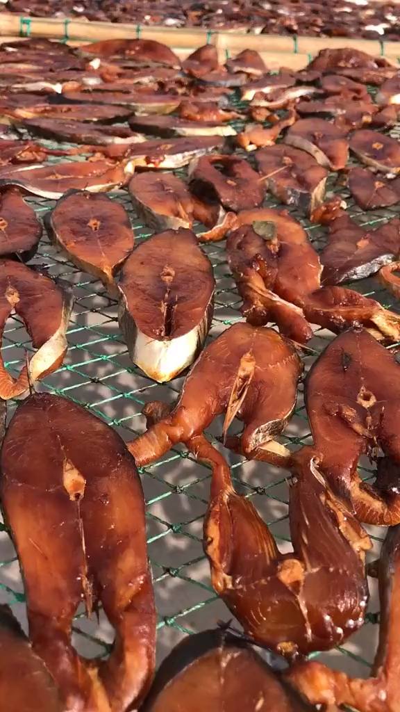 马鲛鱼做的熏鱼,美味