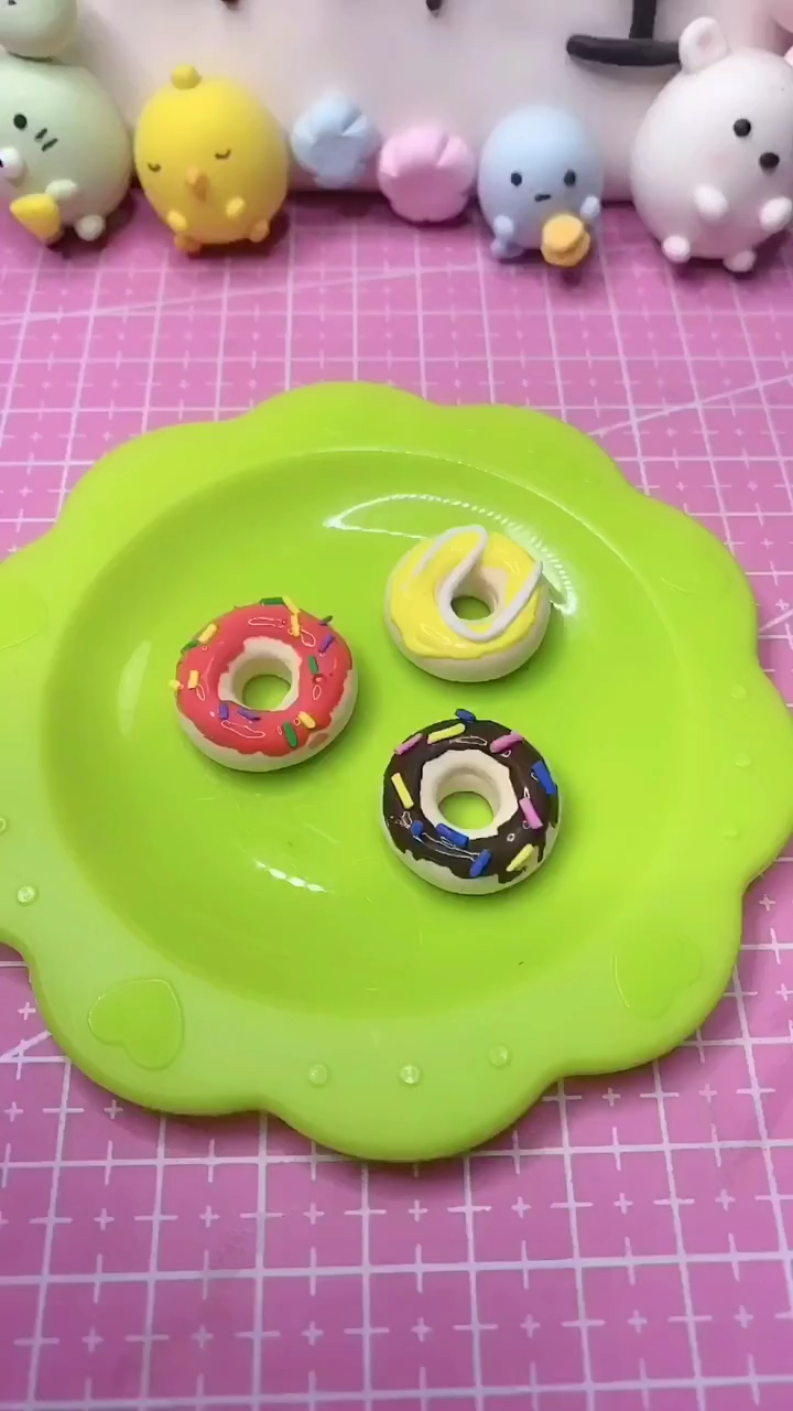 #超轻粘土#粘土甜甜圈