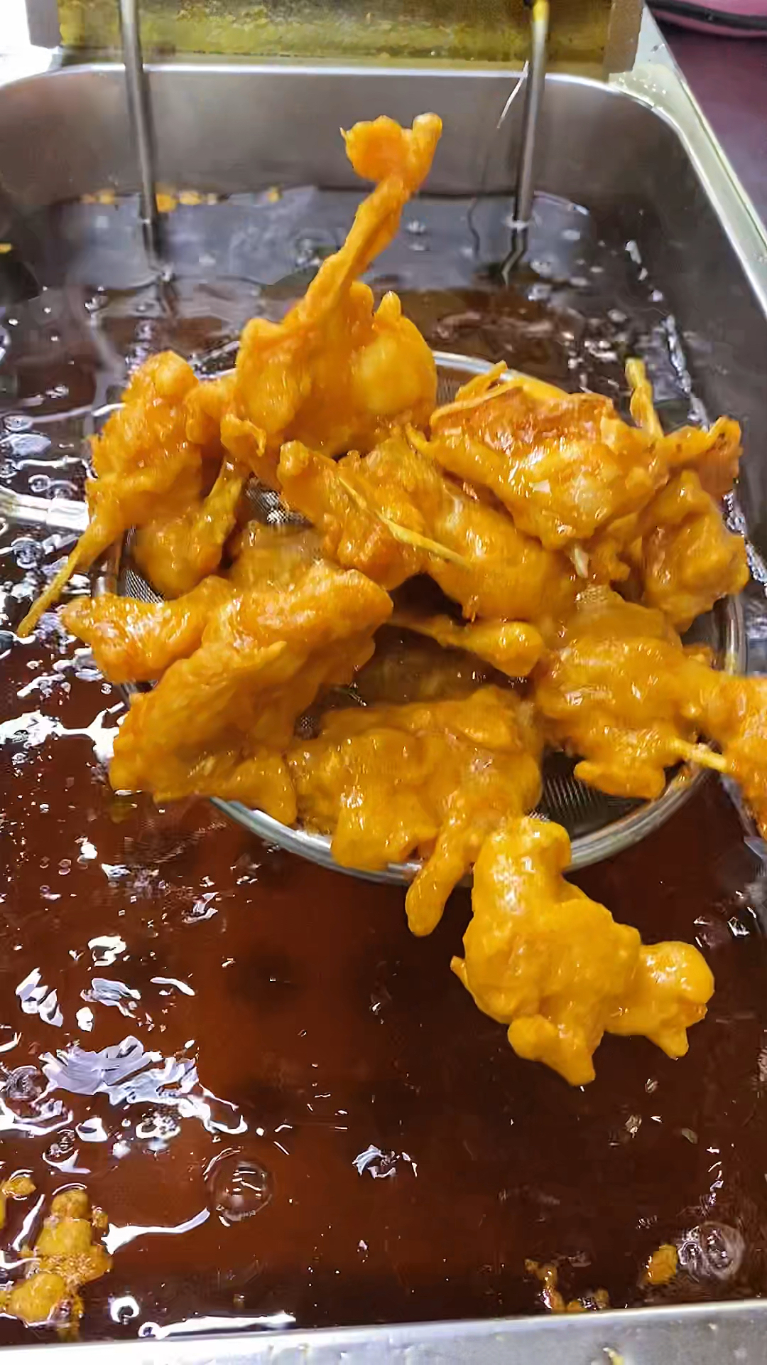 #炸鸡叉骨#油炸鸡叉骨做法#炸鸡#炸鸡叉骨#五骨鸡柳#摆摊#美食