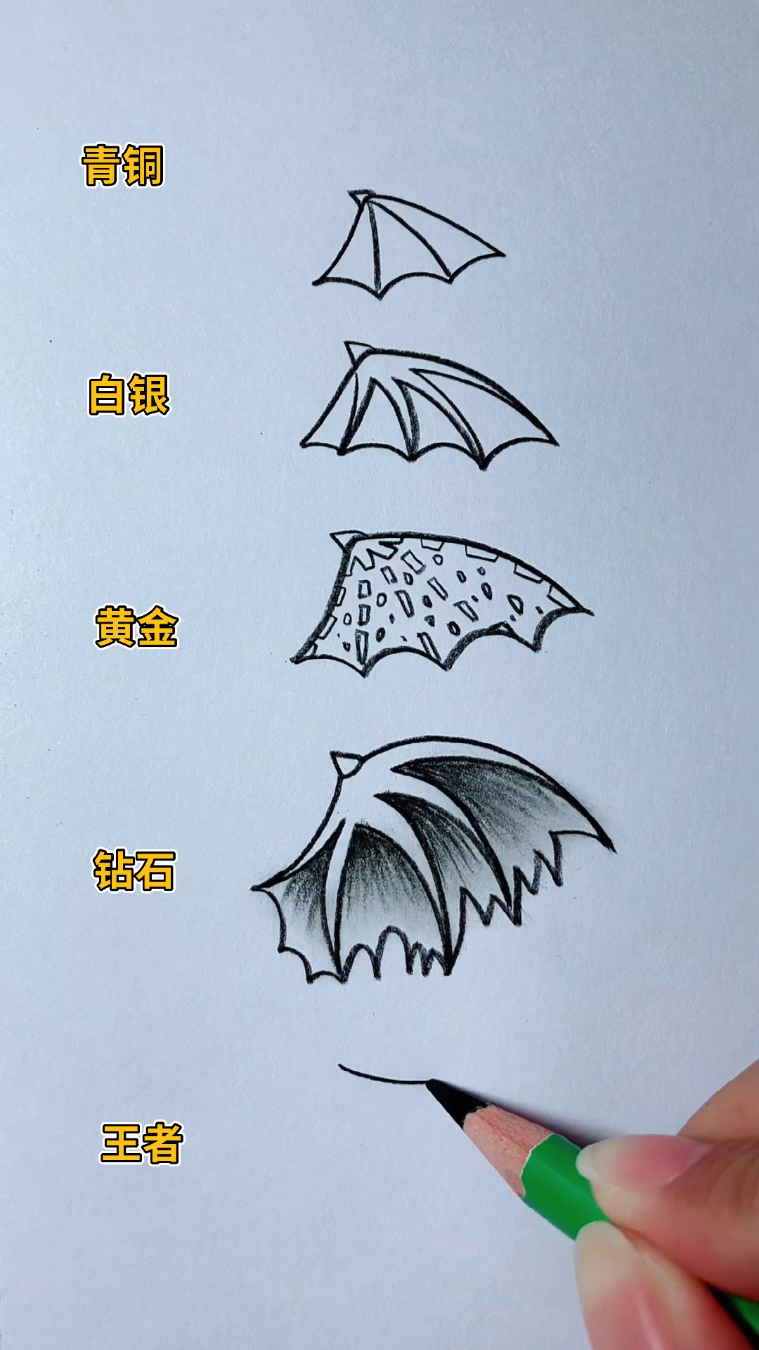 #简笔画#假如画画有段位
