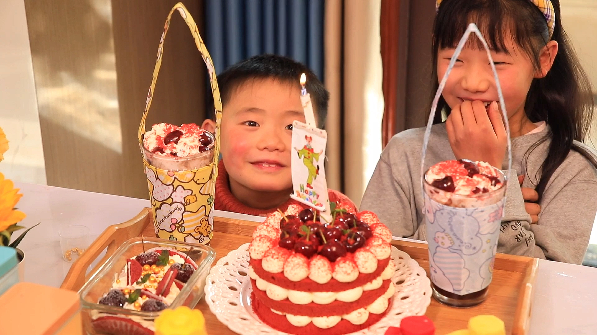 #自制美食#真羡慕我弟弟妹妹，小小年纪就实现了车厘子自由！