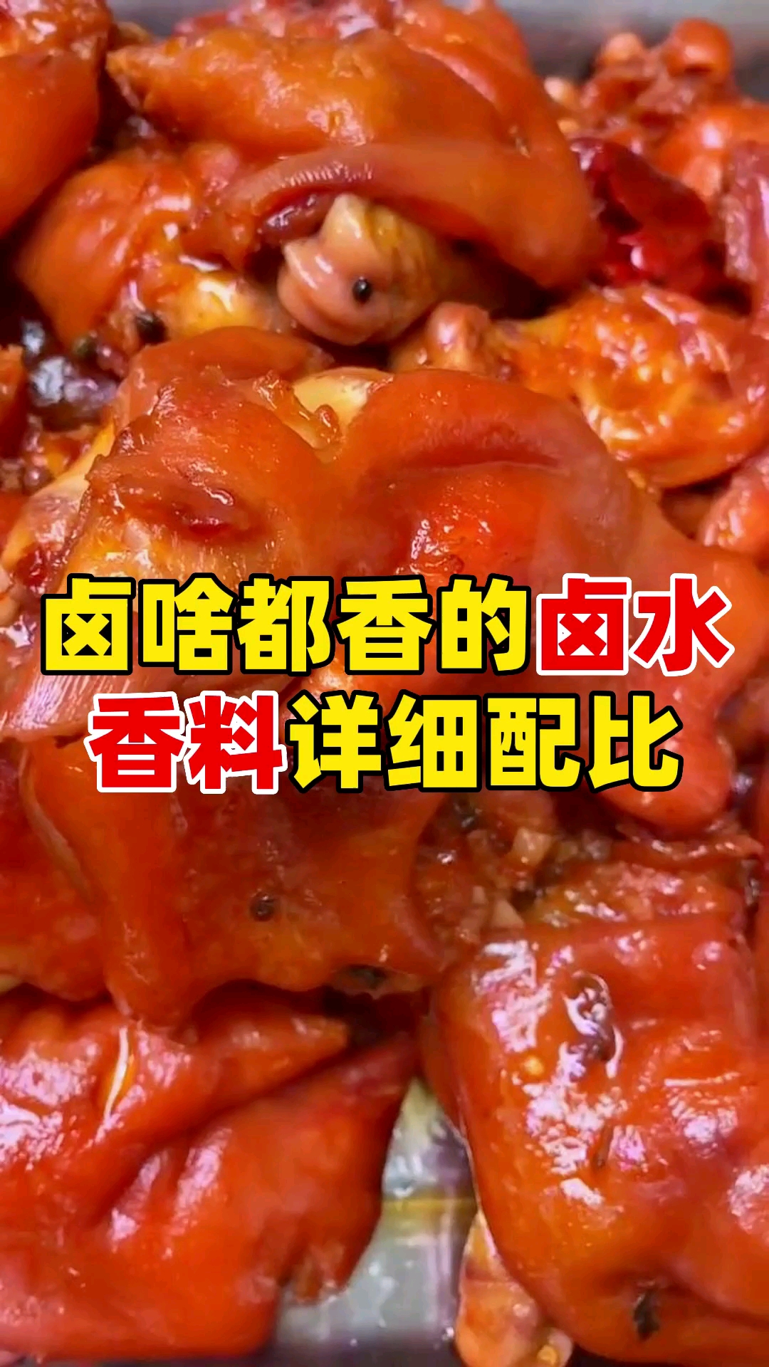 #卤菜培训#卤啥都香的卤水香料配方分享