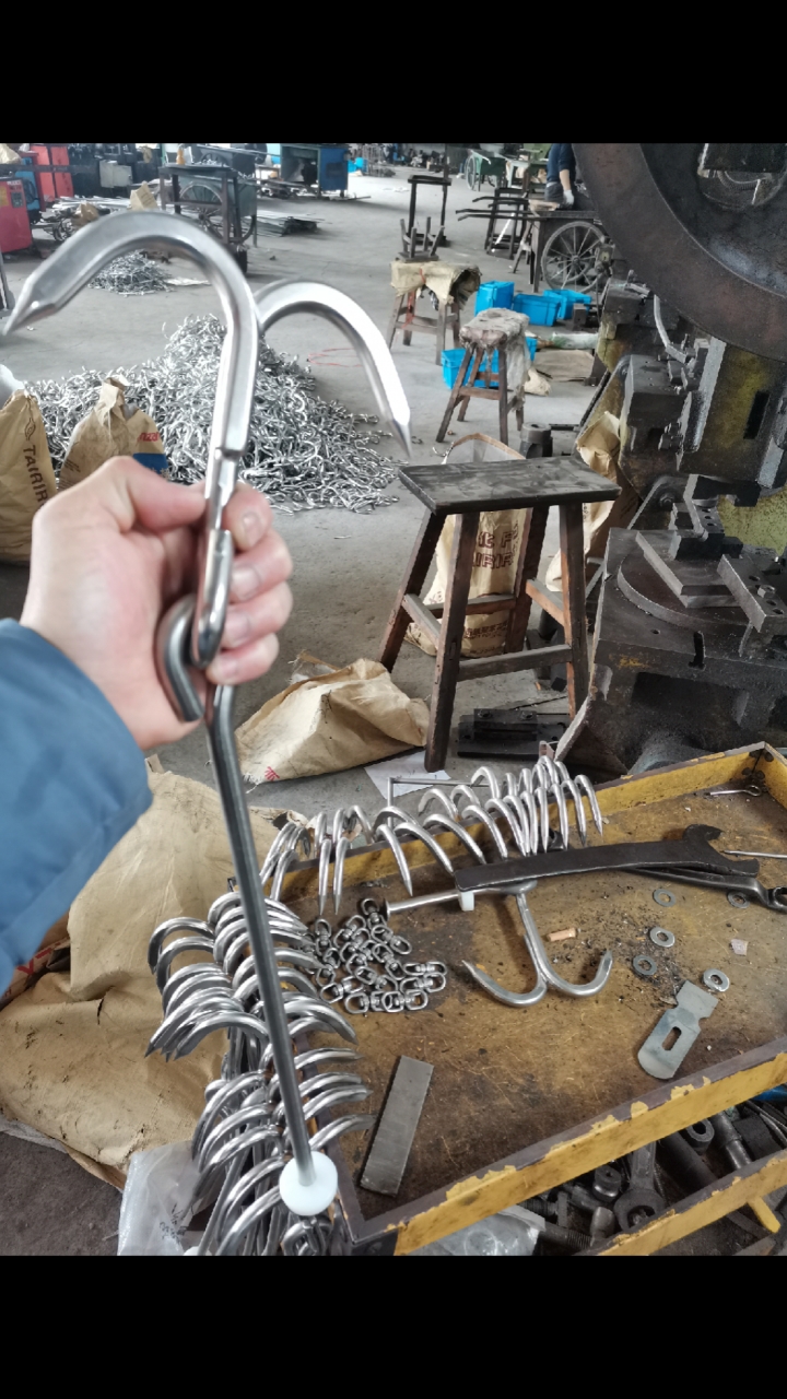 #屠宰设备#不锈钢钩子,挂钩,肉钩子,屠宰场专用钩子,猪肉钩,冷库床食品加工工具