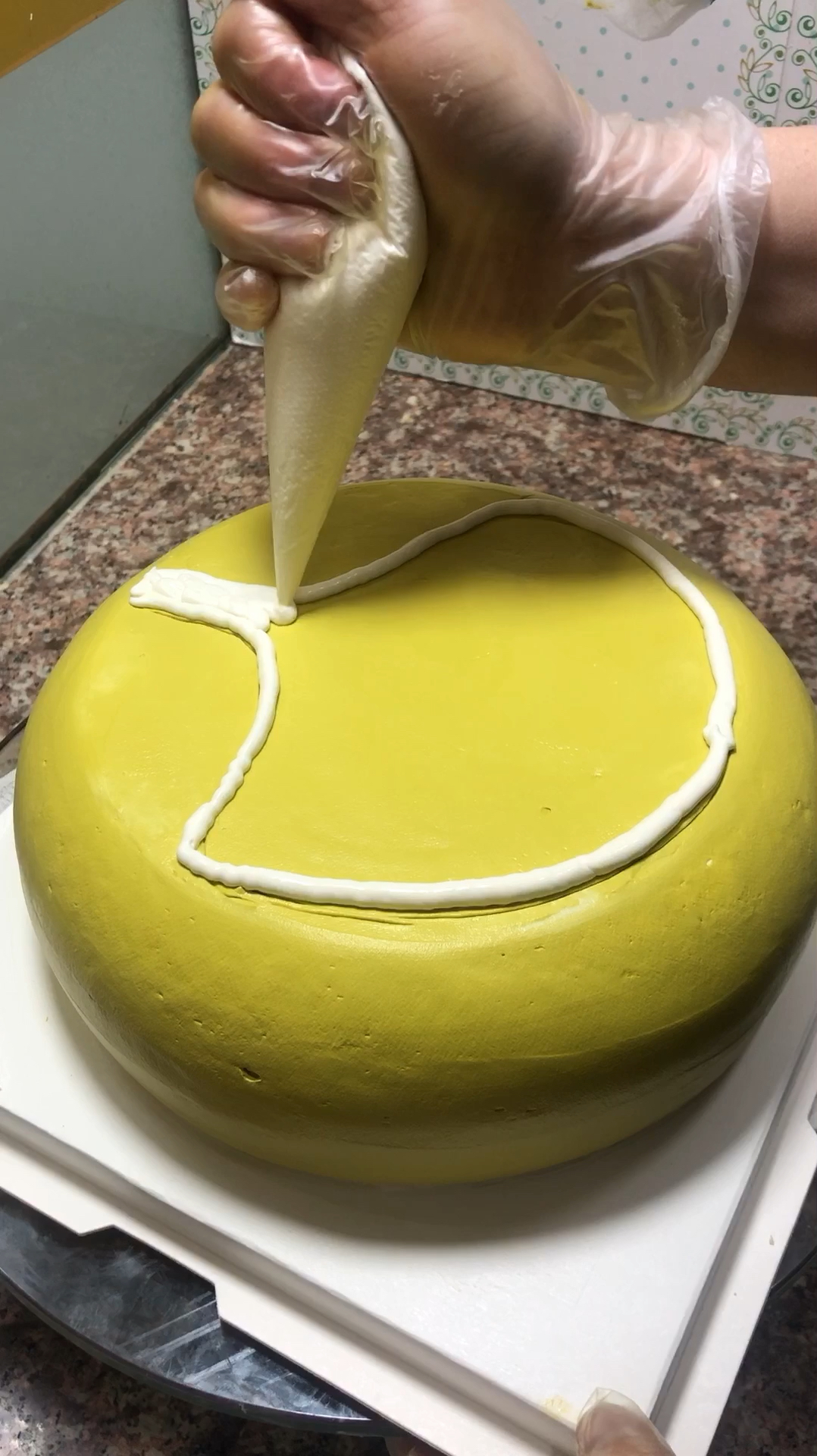 #生日蛋糕#这样画一只单身狗,你们看费了吗?