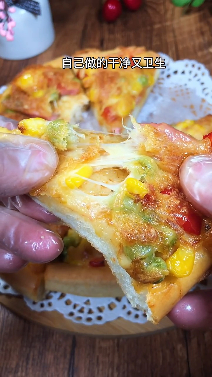 #美食看中国#教你在家做披萨，比外面的更好吃