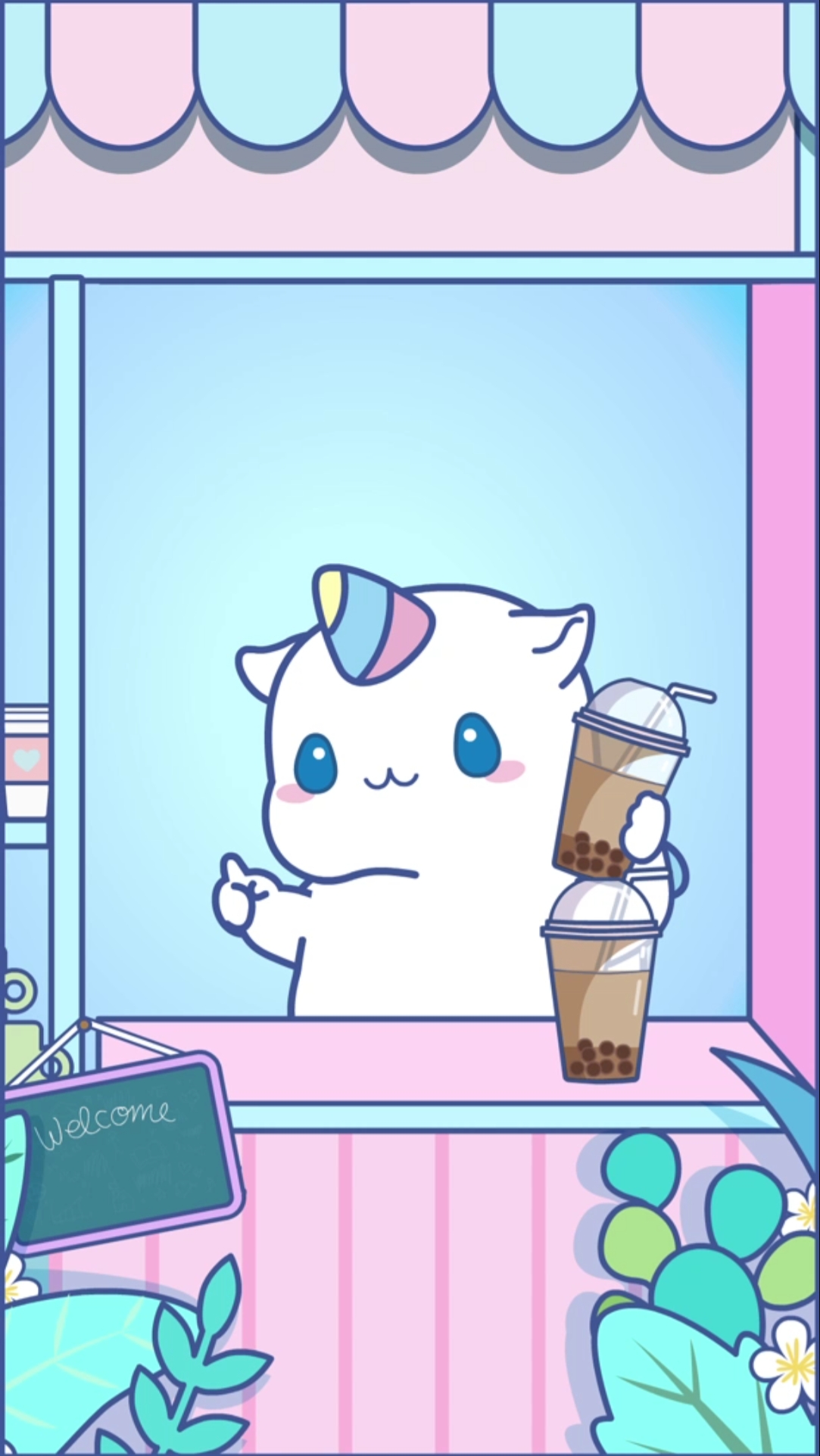 #动漫#又能快乐，又不花钱，还有什么理由拒绝奶茶呢？