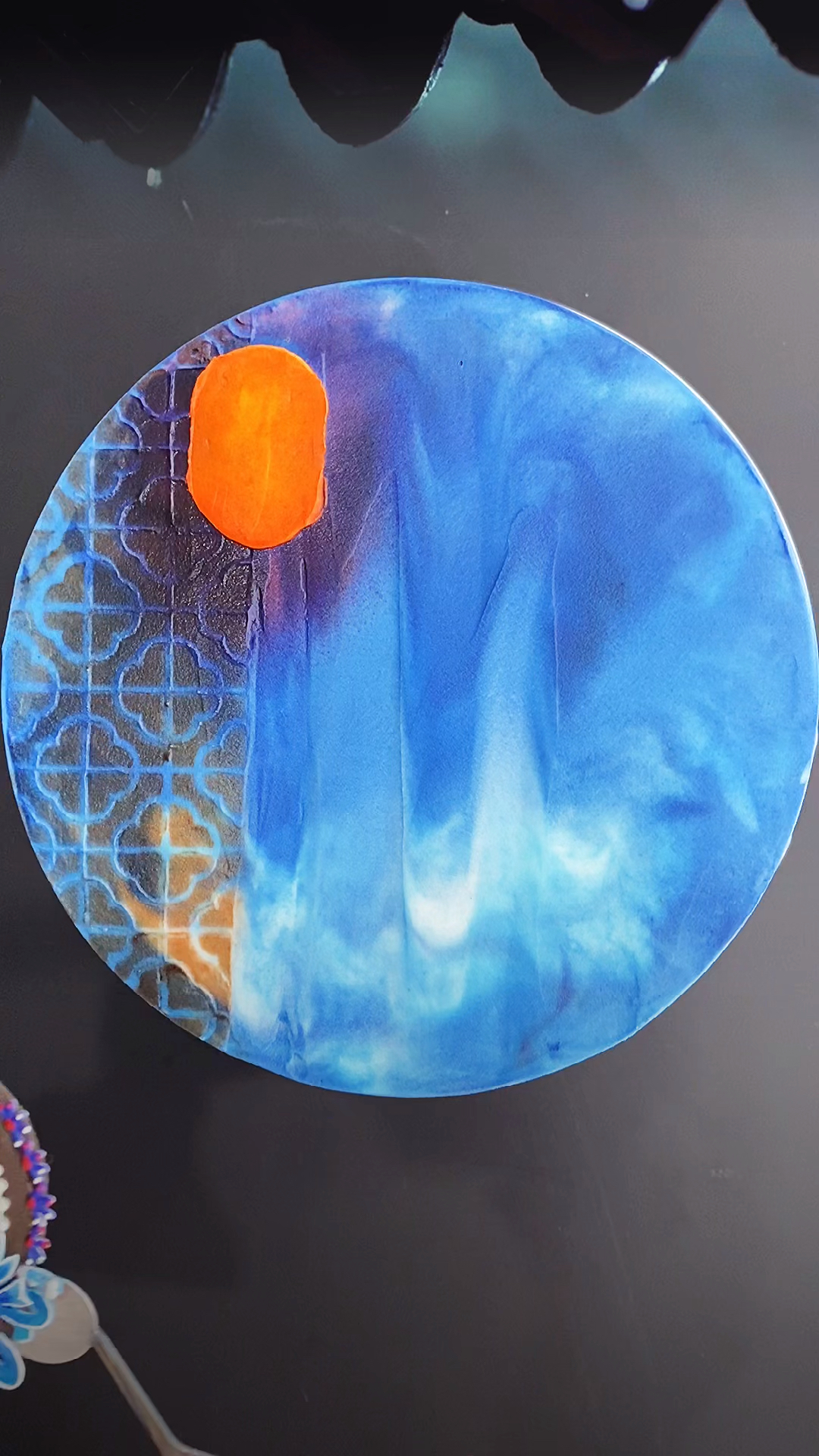 #奶油霜手绘浮雕蛋糕##戏曲#古风