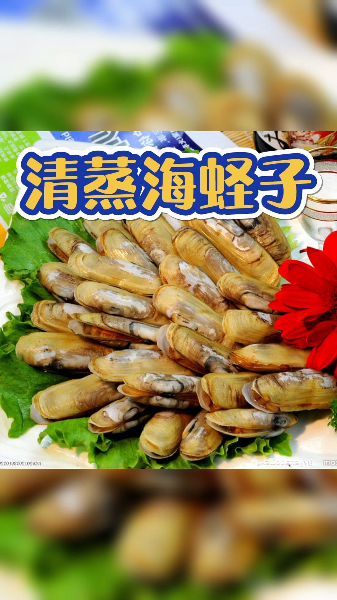 #美食#分享一道新鲜海蛏子的做法