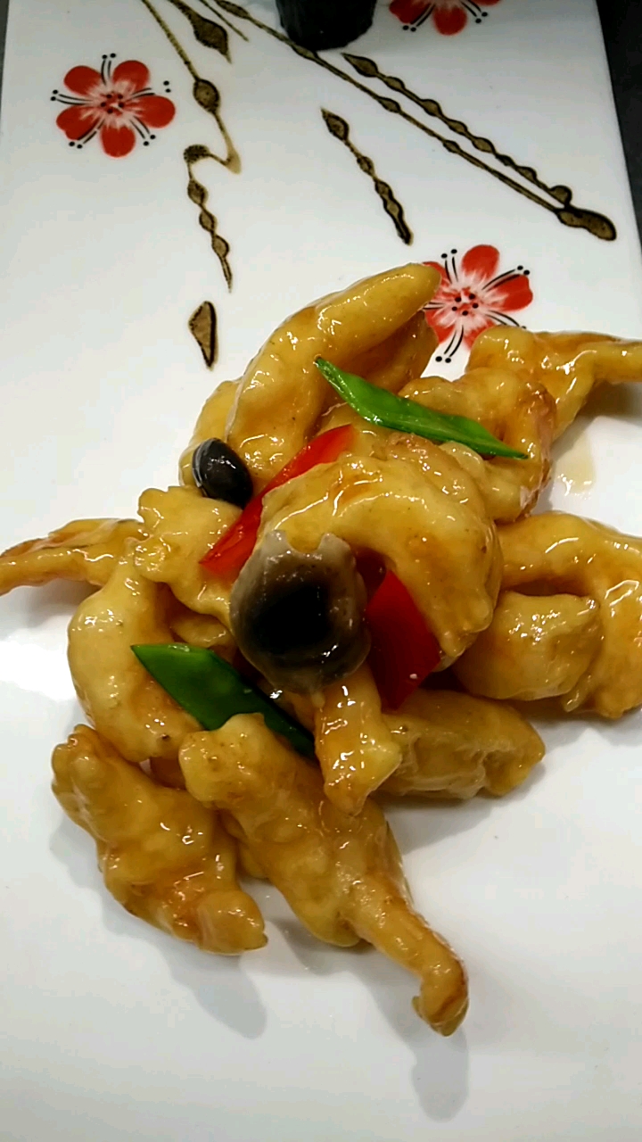 传统溜虾段