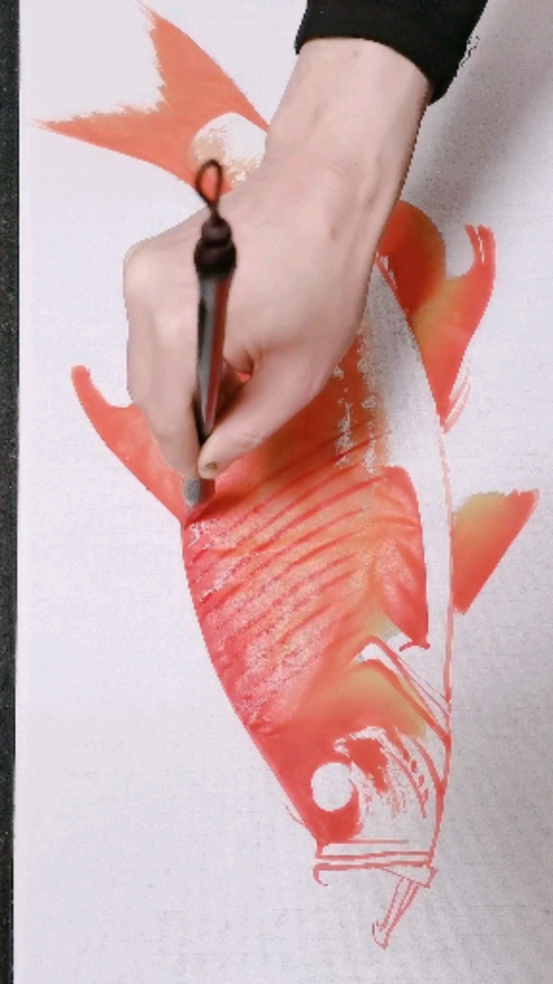 #我要上热门#画鱼我是认真的