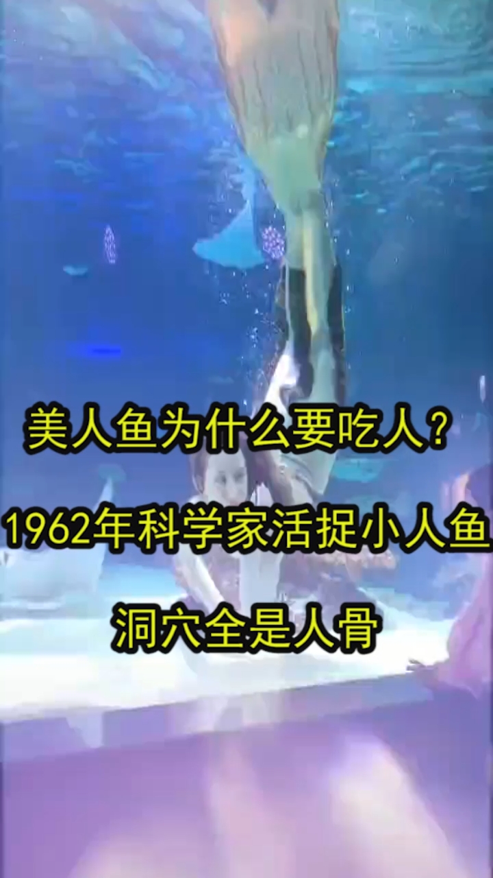 #奇闻杂谈#美人鱼为什么要吃人?1962年科学家活捉小人鱼,洞穴全是人骨