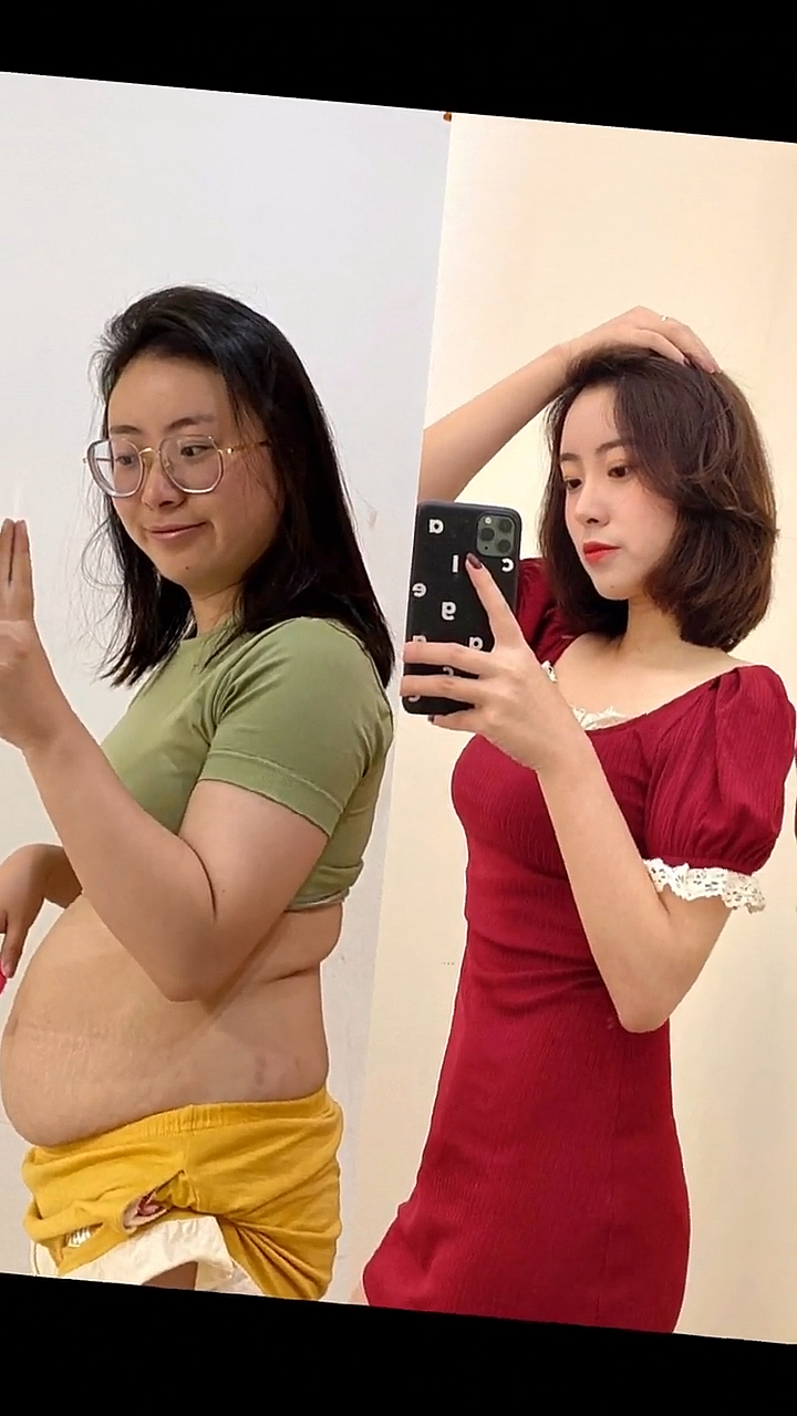 千万不能就这么算了哦没有哪个女生是活该被肥肉拖累的#逆袭#说瘦就瘦