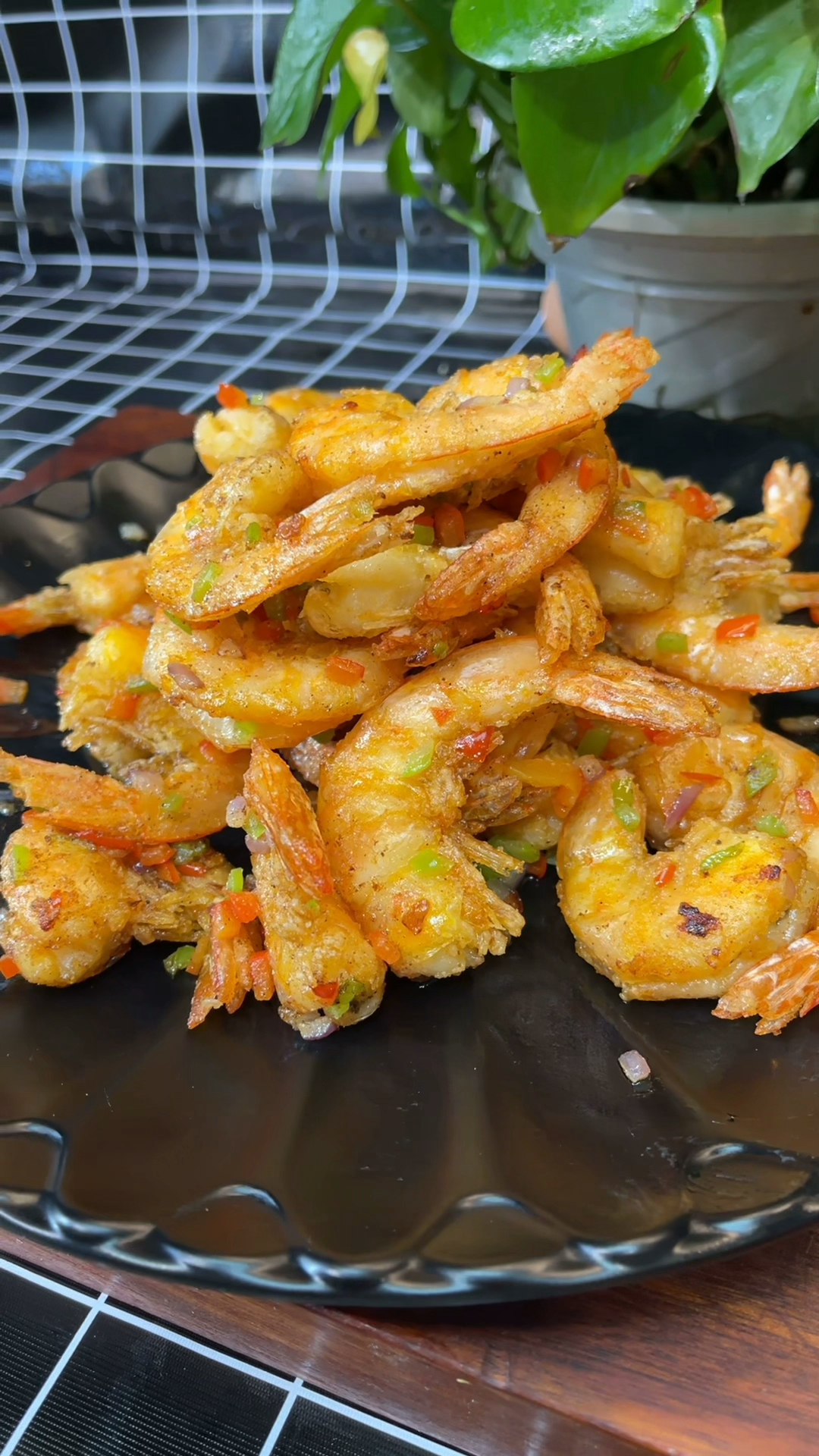 #美食#家庭版椒盐虾,感谢朋友们的支持!