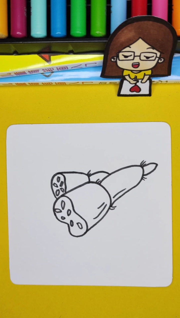 #简笔画#你会用莲藕煲汤吗?