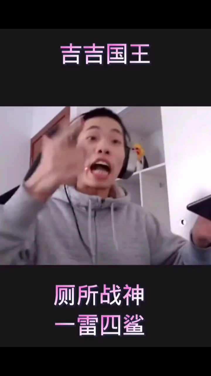 吉吉国王。厕所战神。一雷四鲨