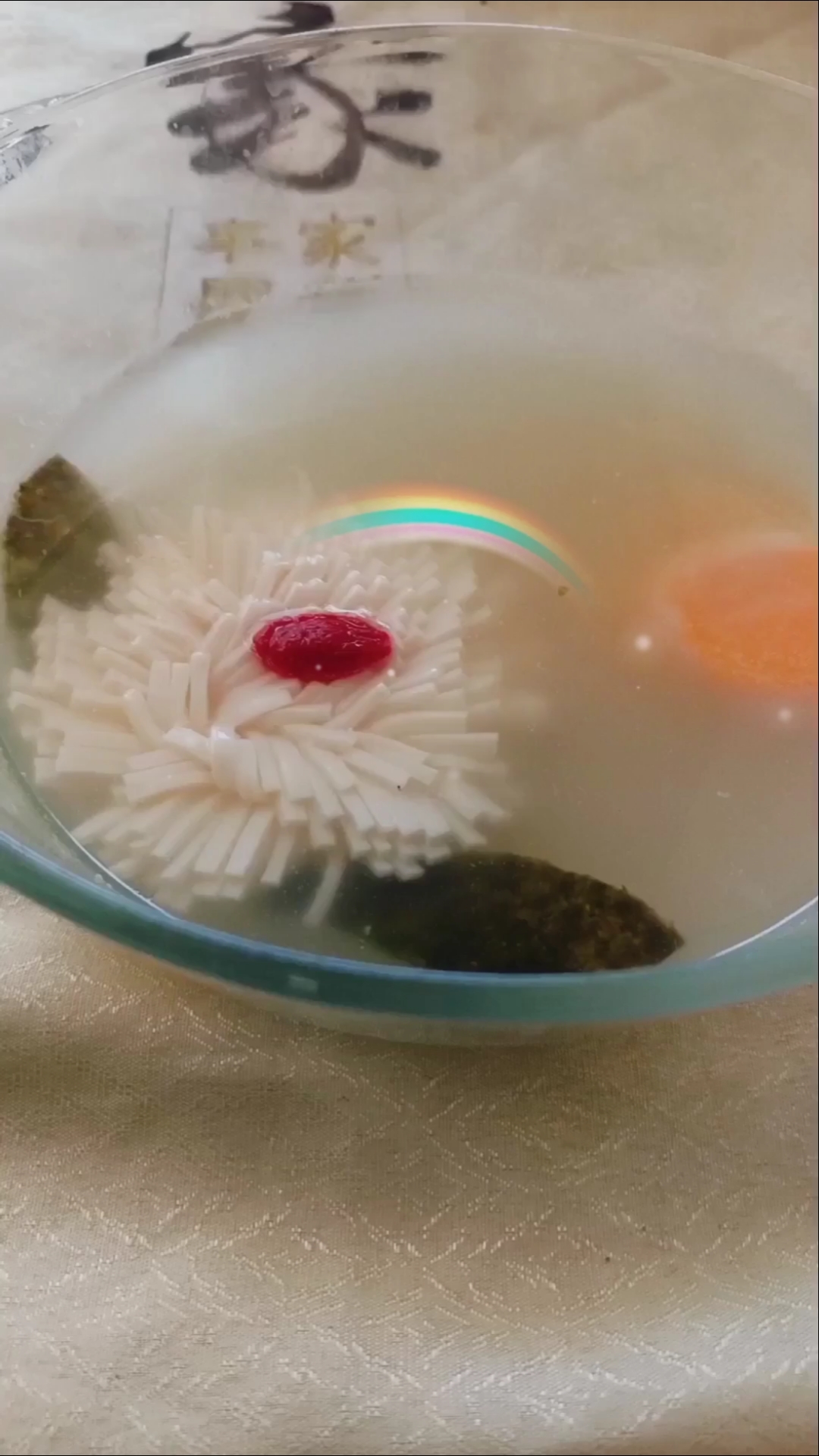 #自制美食#纹丝豆腐是八大国宴菜之一,今天咱们就来次挑战,做道芙蓉望月,入口鲜香滑嫩超有颜